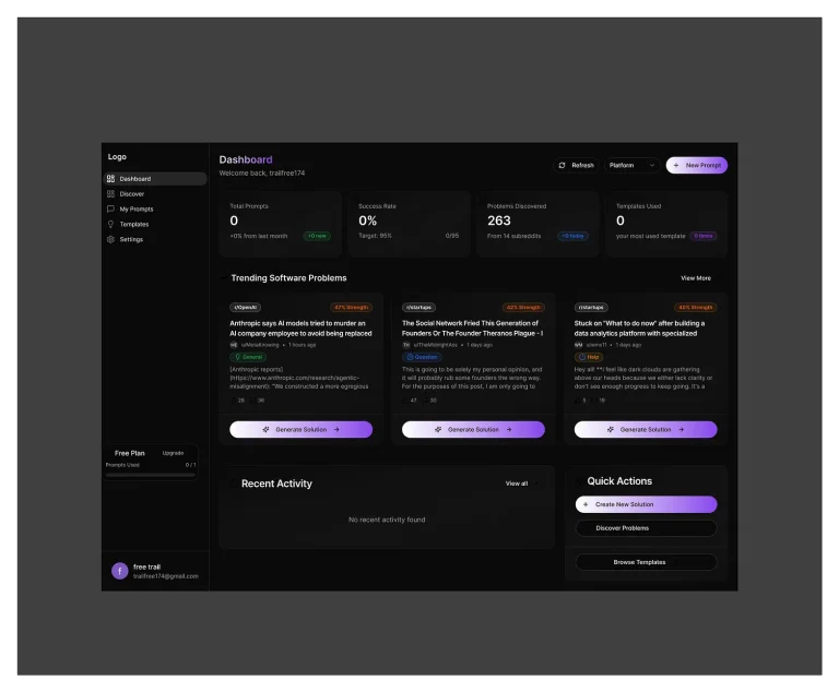 AI Problem Discovery Dashboard